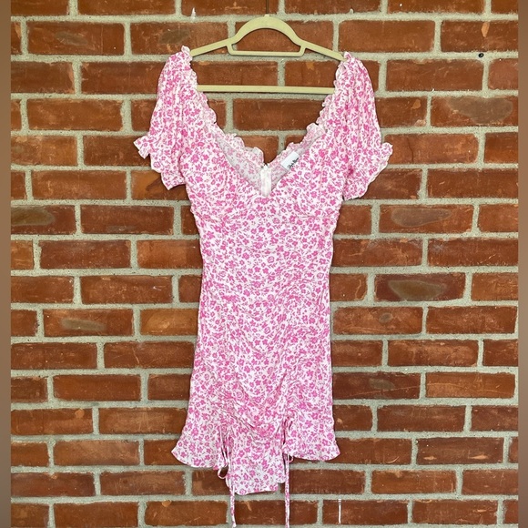 Sky to moon Y2K floral mini dress - Picture 1 of 7